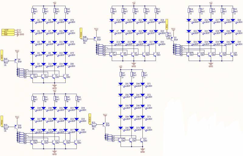 LED-Cluster